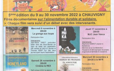 9-30 novembre Chauvigny 5ème édition du festival ALIMENTERRE